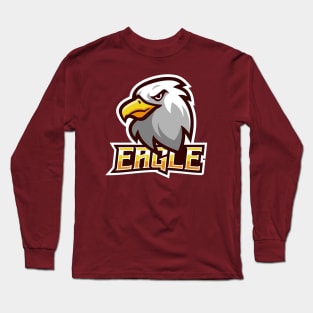 Eagle Mascot Logo Long Sleeve T-Shirt